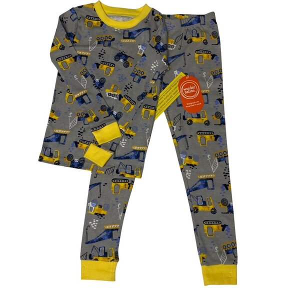 Wonder nation Snug Fitting boys Long Sleeve Pajama Sets Size 2T Nwt - Picture 4 of 5